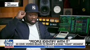 27K views · 1.1K reactions | 50 Cent says voters relate to Trump’s iconic “Fight” moment | The Five | Facebook