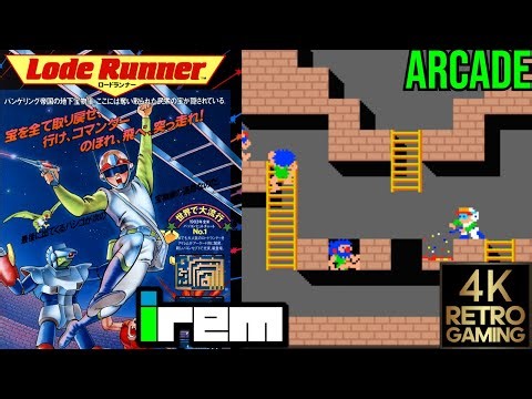 Lode Runner Arcade (Irem 1984) 4k 60fps Longplay