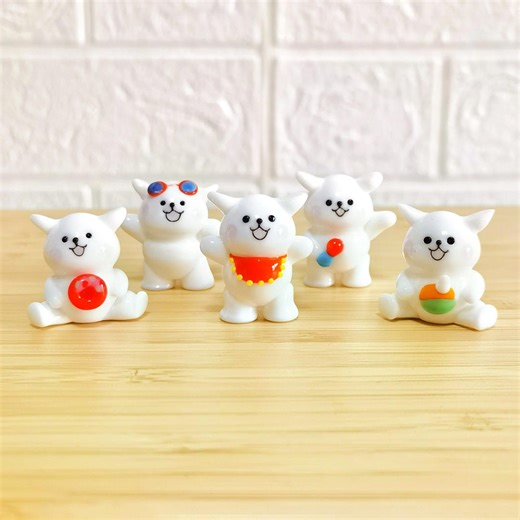 Handmade Glass Puppy Figurines: Cute Kawaii Dog Decor, Thoughtful Gift for Dog Lovers, Unique Animal Collectibles, Handcrafted Animal Art - Etsy