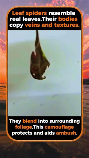 Is It A Leaf Or A Hidden Predator 🍃🕷️