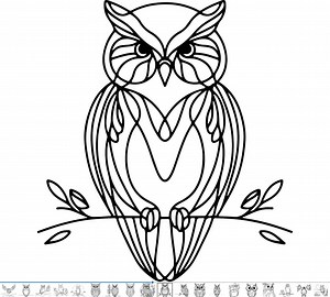 Owl Line Art SVG Bundle | 70 Continuous Line Owl Clipart PNG | Minimalist Owl Drawing, Cute Owl, Boho Owl, Cricut, Laser Cut - Etsy