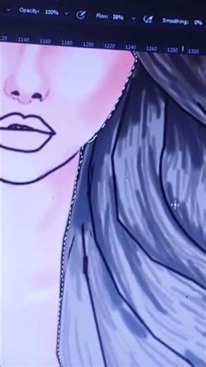 Hair Rendering Tutorial #digitaltutorials #rendering renderi #adobephotoshop #digitalart #viral