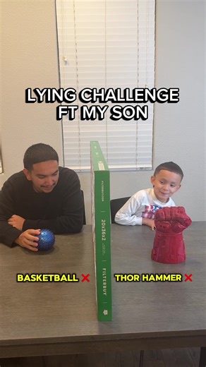 Lying Challenge: Father and Son Fun with Props
