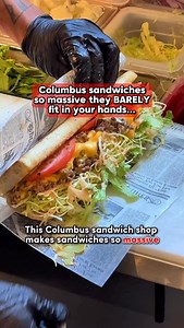 Step Out Columbus on Instagram: "My small hands didn’t stand a chance ️ @buckcitysammies Buck City Sammies is one of the most underrated sandwich shops in the city, tucked away in the East Market. Everything here is super fresh, super big, and super tasty. It doesn’t get much better than this, folks. 索 Buck City Sammies 212 Kelton Ave, Columbus, OH 43205 #buckcitysammies #bigsandwich #sandwich #columbus #sponsored"