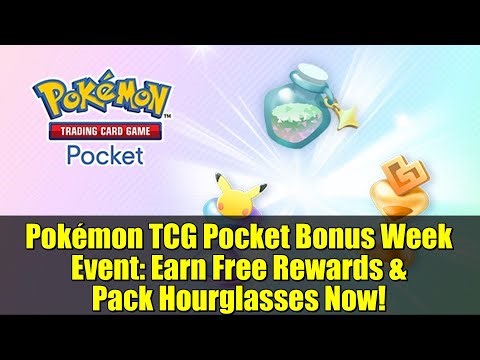 Pokémon TCG Pocket Bonus Week Event: Earn Free Rewards & Pack Hourglasses Now!