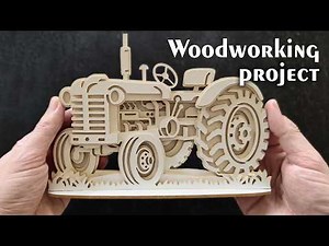 Woodworking project - Tractor