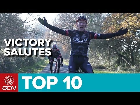 10 Classic Finish Line Celebrations