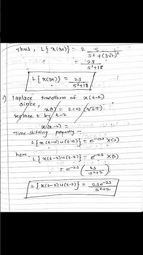 🔥 Laplace Transform Tricks in One Problem! |Time Scaling & Shifting Explained 📖 #signalsandsystems