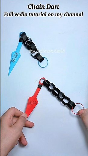Paper Chain Chain ⛓️🎯#shirts#diy#papercraft #youtubeshorts#Origami Craft World