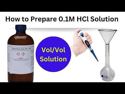 How to prepare Molar HCl solution| Preparation of Molar Solution | What is Molarity #fscchemistry