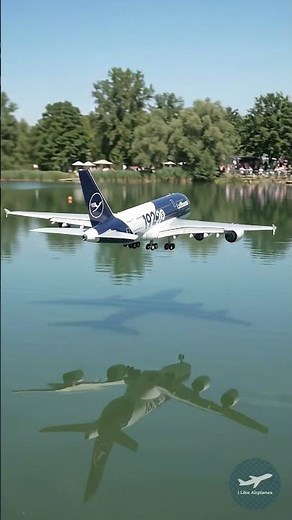 Giant Scale A380 Water Landing — You Won't Believe It! #RCPlane