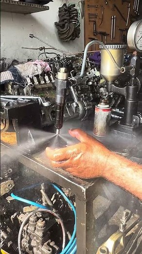 🔥High-Pressure Diesel Injector Test 💥 | Engineering Precision #OddlySatisfying