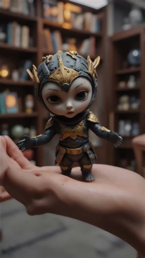 🔮 Alien Holding Secrets of the Ancients!🔮古代の秘密を握るエイリアン！#miniature #kawaii #shorts #cute