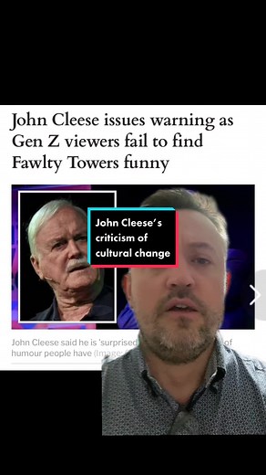 John Cleese is absolutely right to stand up against cultural change - but he’s also a hypocrite. #johncleese #fawltytowers #humour #tv #reboot #woke