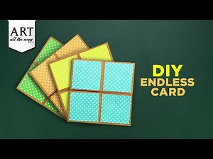 DIY Endless Card Tutorial | Paper Craft | Anti-Stress Transformer Card
