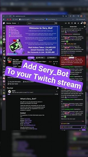 Sery_Bot Installation Tutorial for Twitch #twitch #tutorial #bot