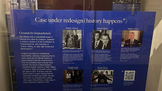 Smithsonian removes reference to Trump’s impeachments from presidency exhibit
