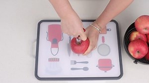 Apfelentkerner, Apfelentkerner Entferner mit ABS-Griff und Gezackter Edelstahlklinge, Grün