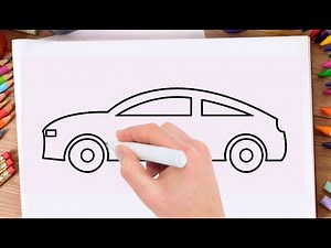 How to draw bmw Car easily learn drawing very easy and step by step with draw easy