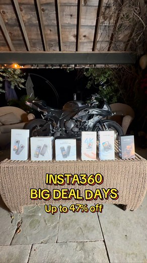 MotoBrew on Instagram: "The Insta360 BIG DEAL DAYS are on! Time to snag your own action camera and gear up for some insta360 adventures! > MotoBrew Code: INRMFYF > Up to 47% off! Sale ends July 14th! > Check-out my bio link for the MotoBrew promotional deal (+extra goodies) with your purchase of an Insta360 product. > #insta360 #insta360motorcycle #deals #bikersofinstagram #bikersoftiktok #bikelife #actioncameras"