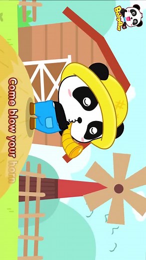 The little boy blue one day on the farm#babybus #kidssongs