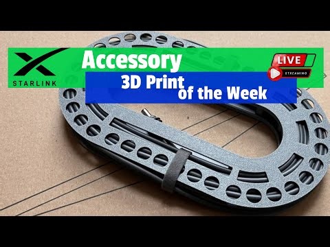 Starlink Mini Cable Spool - 3D Print of the Week