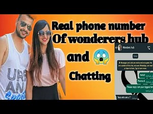 Real phone number of wanderers hub and chatting