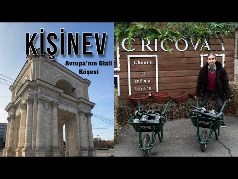 Moldova’nın Başkenti Kişinev 🇲🇩 | Cricova Şarap Mahzenleri & Avrupa’nın En Az Bilinen Ülkesi