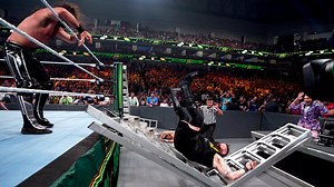 Seth Rollins smashes Kevin Owens onto a ladder: WWE Money in the Bank 2021 (WWE Network Exclusive)