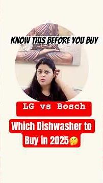 LG vs Bosch: Which One Wins? | Dishwasher Hack#shortsfeed#kitchen#youtube#youtubesearch