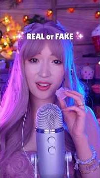 REAL or FAKE ? 💎🍭🍬 #asmr
