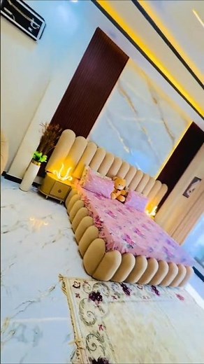 Luxury Bedroom 2026 ✨ Complete Set | Marshmallow Bed + Sofa + Dressing + Almirah + Curtains