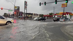 Monsoon in the desert. Drive safe out there! | Heather Mills
