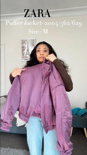 Back To Stock- Zara Puffer Jacket |How to style