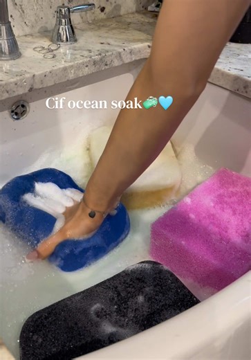 Delicious Cif Ocean and Lemon Sponge Soak