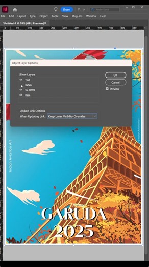 How to Access Photoshop & Illustrator Layers in InDesign #illustrator #indesign