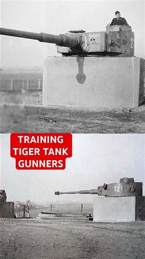 Gunner Training, Tiger Tank and the Wehrmacht in WW2 #tank #ww2 #shorts