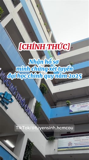 Xét tuyển đại học chính quy 2025 tại Trường Đại học Mở TP.HCM