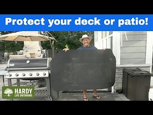 Grilltex under the grill protective deck and patio mat