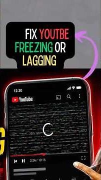How to Fix YouTube Freezing or Lagging on Android & iPhone Easy Guide