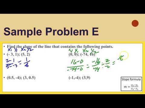 Lesson 6-4 Slope of a Line