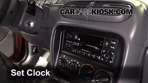 How to Set the Clock / Change Time on a 1996 Plymouth Breeze 2.0L 4 Cyl.