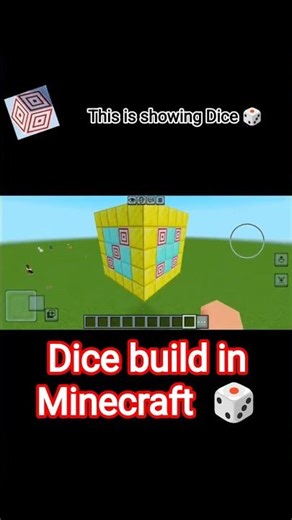 Minecraft Dice Build🎲 #minecraft #minecraftbuild #minecraftshorts #gaming #minecraftmemes