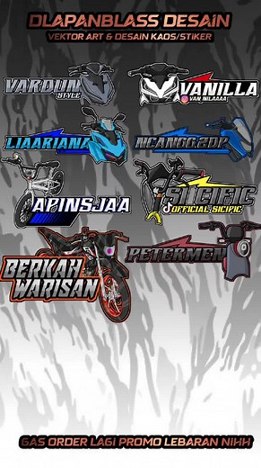 Desain Logo Motor Keren: Ide-ide Kreatif untuk Stiker dan Profil