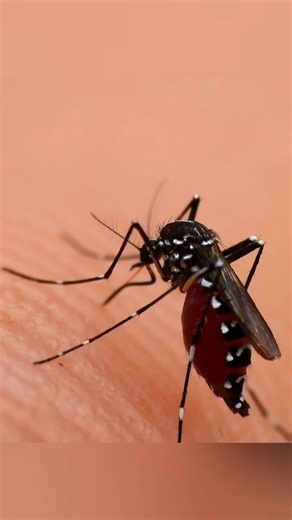 The Mosquito's Feeding Process Up Close 😱🦟