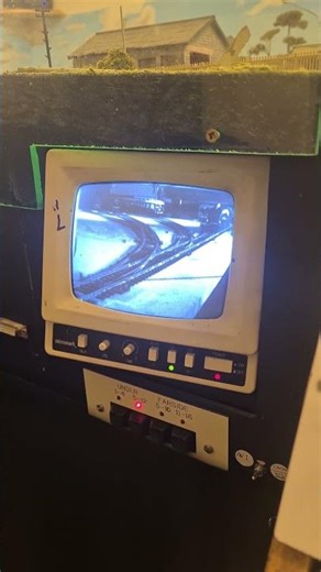 The very old cameras on the OO model railway