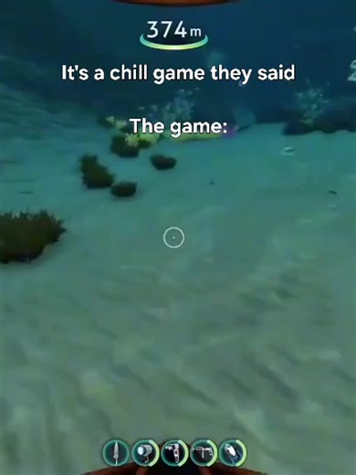 A chill game they said 🌚 #subnautica #subnauticamemes #subnauticaleviathan #reaperleviathan #memes