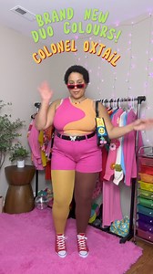 1.5K views | Double the colour, double the fun! Our new Duo Tights are the ultimate outfit finisher in sizes 32-64. With 5 fresh combos, it’s time to step up your leg game—because why match when you can mix? | Snag Tights | Facebook