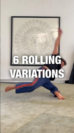 6 Rolling Variations #rolls #acrobatics #ukemi