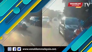 Scared car driver ran away after accident #latest #vanakkammalaysia #Scared #cardriver #ranaway #accident #trendingnewsmalaysia #malaysiatamilnews #fyp #vmnews #foryoupage | Vanakkam Malaysia